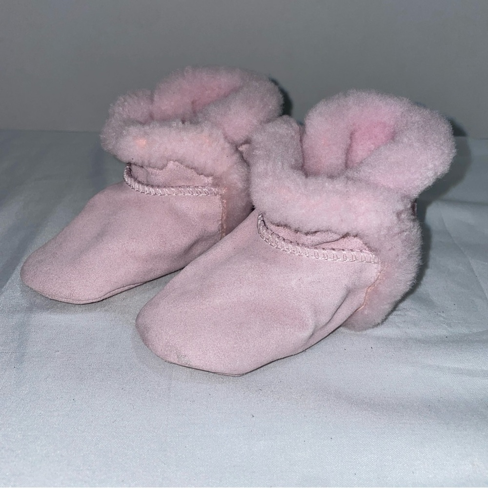 UGG Baby Pink Shearling Lined Booties